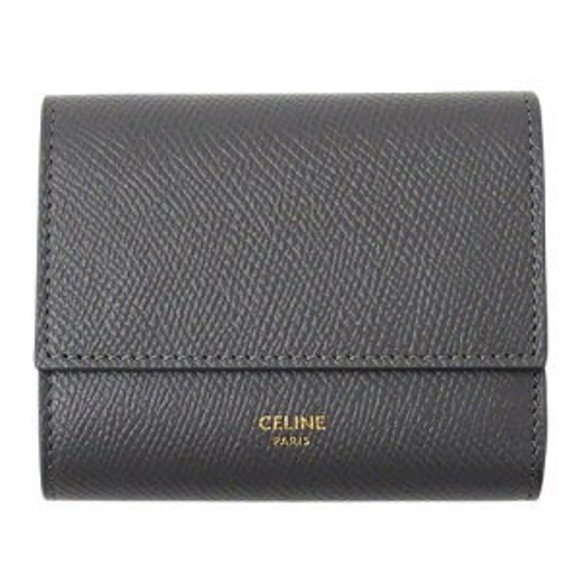 Celine leather grey Tri Wallet - Picture 1 of 7